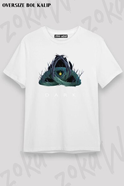 ZOKAWEAR Unisex Oversize kroj Mold Forest Dark Design Štampano majica