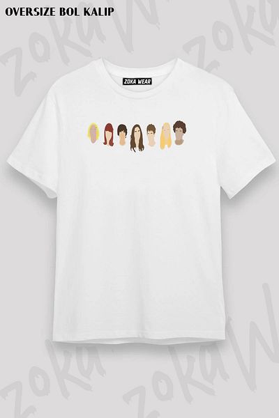 ZOKAWEAR Μπλουζάκι με στάμπα Unisex Oversize Skins2 Design