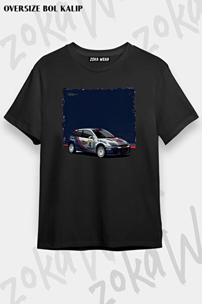 ZOKAWEAR Unisex Oversize kroj Mold Colin Mcrae Focus Design Štampano majica