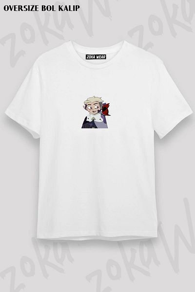 ZOKAWEAR Μπλουζάκι με στάμπα Unisex Oversize Hunter The Owl House Design
