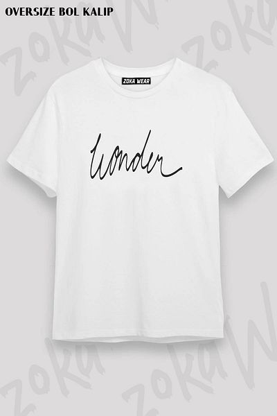 ZOKAWEAR Μπλουζάκι με στάμπα Unisex Oversize Mold Wonder V2 Shawn Mendes Design