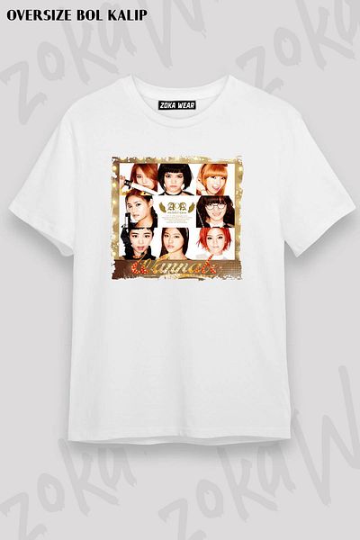 ZOKAWEAR Μπλουζάκι με στάμπα Unisex Oversize Aoa Design