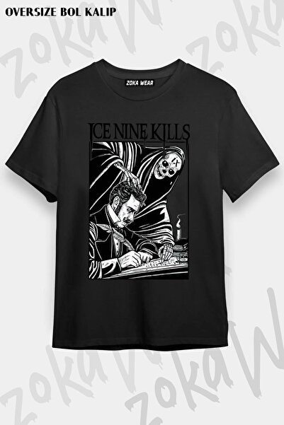 ZOKAWEAR Unisex Oversize kroj Mold Ice Nine Kills Design Štampano majica