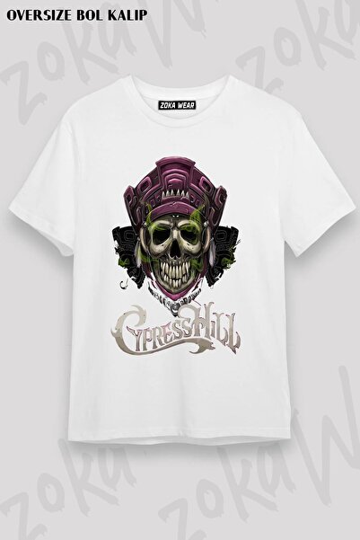 ZOKAWEAR Μπλουζάκι με στάμπα Unisex Oversize Cypress Hill Design
