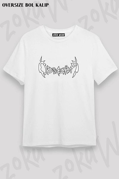 ZOKAWEAR Μπλουζάκι με στάμπα Unisex Oversize Mold Obscura Design