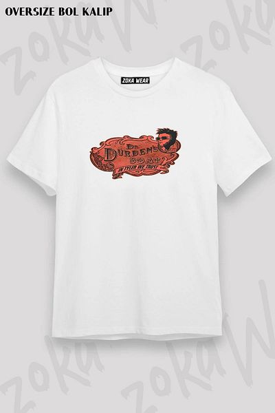 ZOKAWEAR Μπλουζάκι Fight Club (Tyler Durden) v6 Unisex Oversize εμπριμέ μπλουζάκι