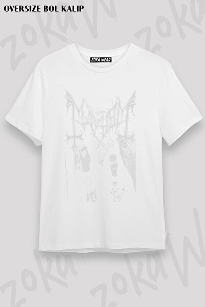 ZOKAWEAR Unisex Oversize kroj Mold Mayhem Design Štampano majica