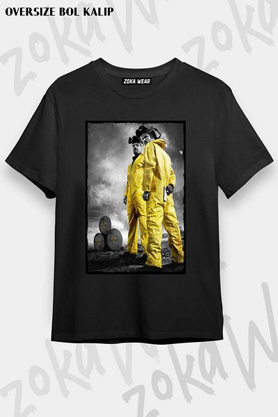 ZOKAWEAR Μπλουζάκι με στάμπα Unisex Oversize Breaking Bad Heisenberg v2 Design