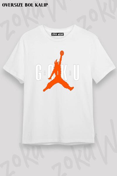 ZOKAWEAR Μπλουζάκι με στάμπα Unisex Oversize Fit Air Goku 2 Design