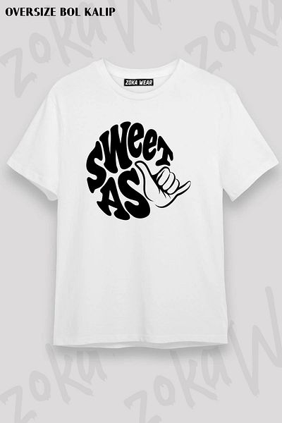 ZOKAWEAR Unisex Oversize - Γλυκό σαν μπλουζάκι με στάμπα Νέας Ζηλανδίας