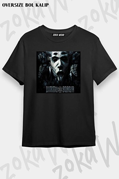 ZOKAWEAR Tricou unisex oversize cu imprimeu Dimmu Borgir Design