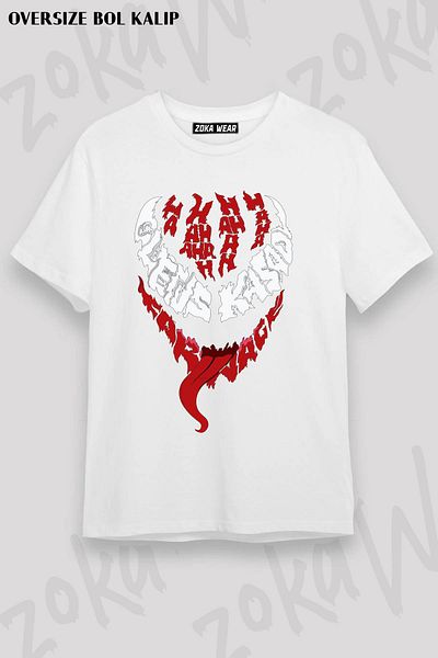 ZOKAWEAR Μπλουζάκι με στάμπα Unisex Oversize Mold Carnage Design