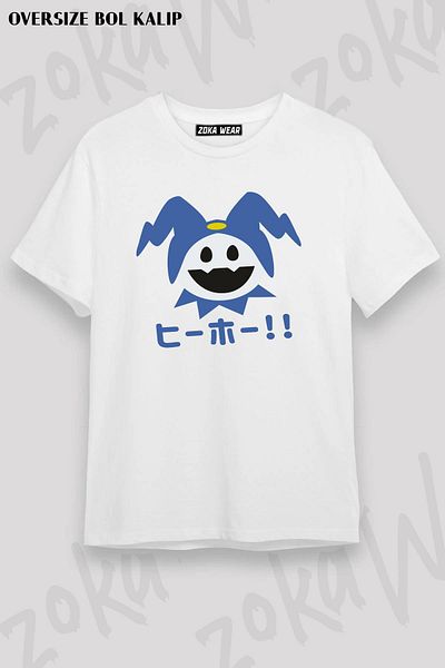 ZOKAWEAR Μπλουζάκι με στάμπα Unisex Oversize Jack Frost Shin Megami Design