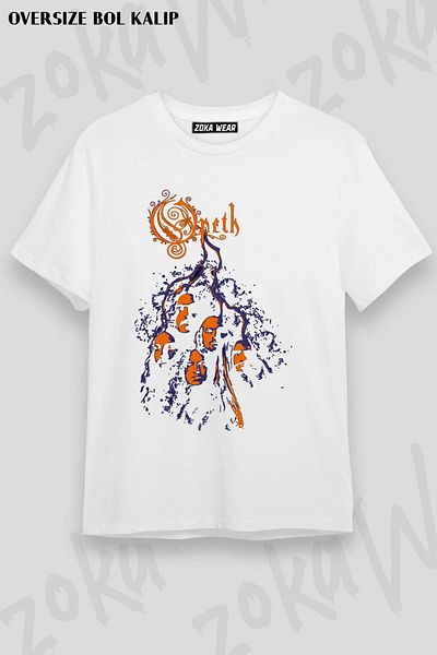 ZOKAWEAR Μπλουζάκι με στάμπα Unisex Oversize Mold Roots Opeth Design