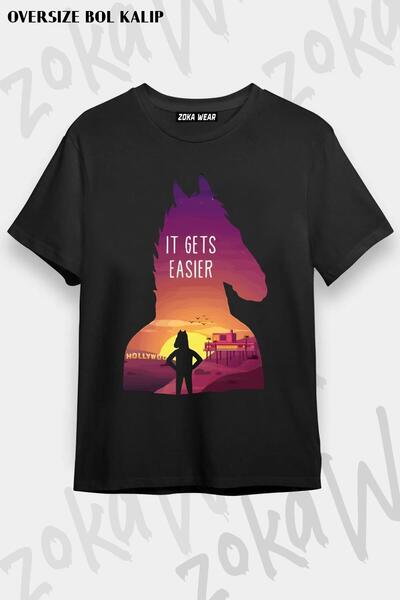 ZOKAWEAR Μπλουζάκι με στάμπα Unisex Oversize Bojack Horseman v3 Design