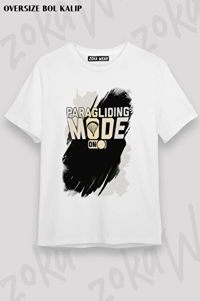 ZOKAWEAR Unisex Oversize kroj Mold Paragliding Paragliding2 Dizajn Štampano M...