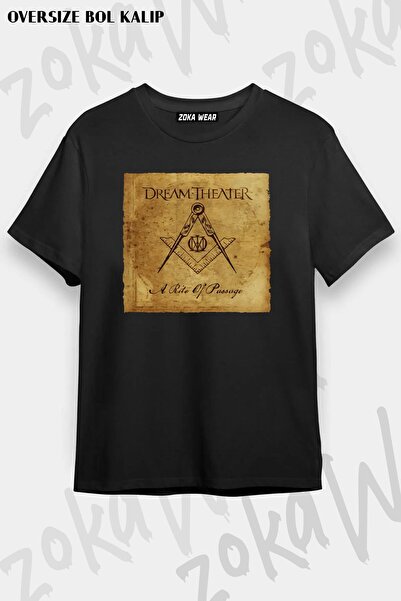 ZOKAWEAR Μπλουζάκι με στάμπα Unisex Oversize Dream Theatre Design