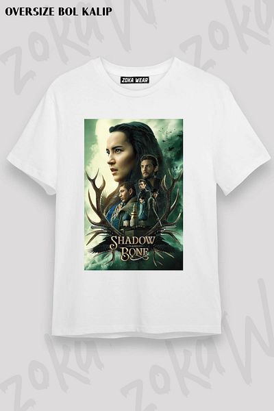 ZOKAWEAR Μπλουζάκι με μοτίβο Unisex Oversize Shadow Bone Antler Group