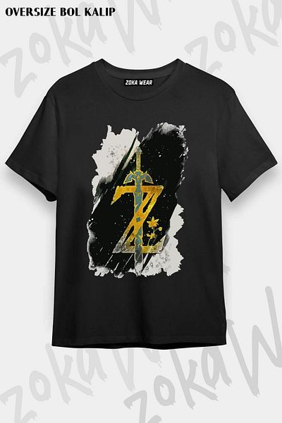 ZOKAWEAR Μπλουζάκι Unisex Oversize The Legend Of Zelda Special Design Printed Tshirt