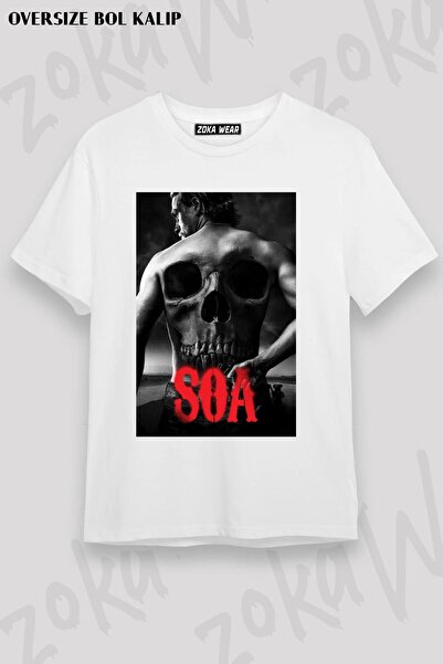 ZOKAWEAR Unisex Oversize kroj Mold Soa Sons Of Anarchy Design Štampano majica