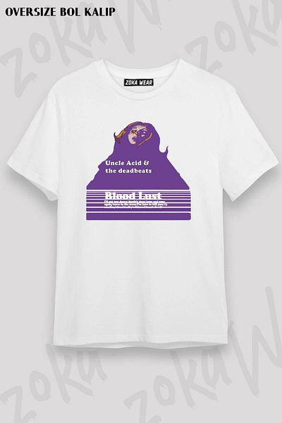 ZOKAWEAR Μπλουζάκι με στάμπα Unisex Oversize Uncle Acid Design