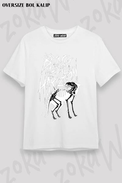 ZOKAWEAR Unisex Oversize Fit Bring Me the Horizon V4 Design Printed Tshirt