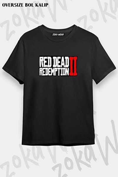 ZOKAWEAR Μπλουζάκι με στάμπα Unisex Oversize Red Dead Redemption 2 Design