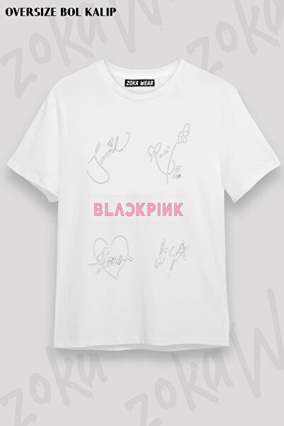 ZOKAWEAR Tricou unisex oversize cu imprimeu Blackpink Design
