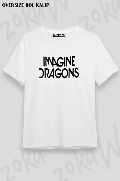ZOKAWEAR Μπλουζάκι με στάμπα Unisex Oversize Imagine Dragons Design