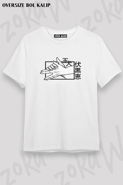 ZOKAWEAR Tricou cu imprimeu unisex Jujutsu Kaisen Megumi Fushiguro