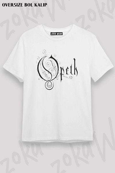ZOKAWEAR Μπλουζάκι με στάμπα με λογότυπο Unisex Oversize Opeth