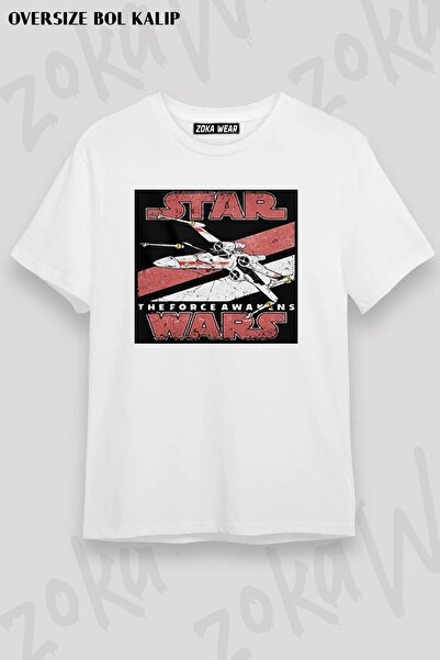 ZOKAWEAR Μπλουζάκι Unisex Oversize Starwars παλιού σχεδίου με στάμπα