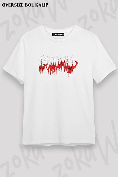 ZOKAWEAR Μπλουζάκι με στάμπα Unisex Oversize Mold Exhumed Design