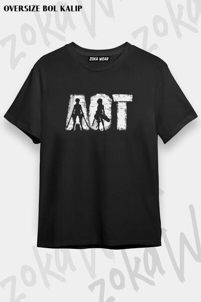 ZOKAWEAR Tricou unisex oversize Attack on Titan Killer Design imprimat