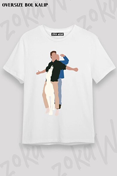 ZOKAWEAR Унісекс Oversize модель Chandler and Joey з принтом