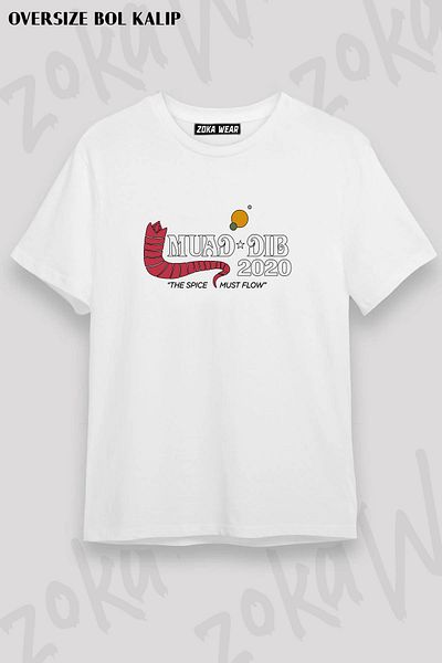ZOKAWEAR Μπλουζάκι με στάμπα Unisex Oversize Dune Muad'dib 2020