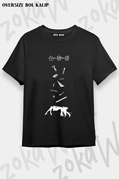 ZOKAWEAR Μπλουζάκι Bakemonogatari Hitagi Senjougahara Unisex Oversize