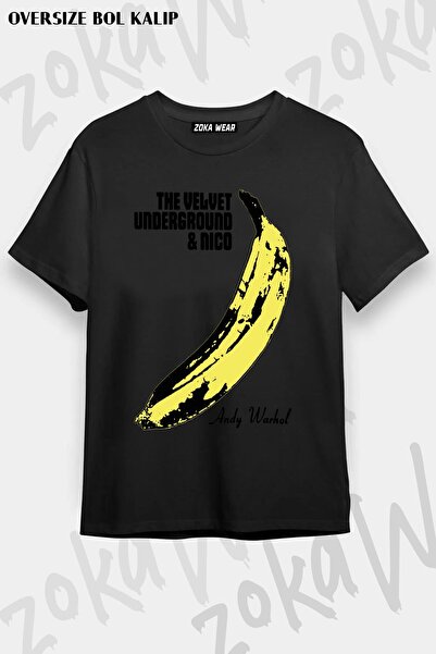 ZOKAWEAR Unisex Oversize kroj Mold The Velvet Underground x2 Design Štampano ...