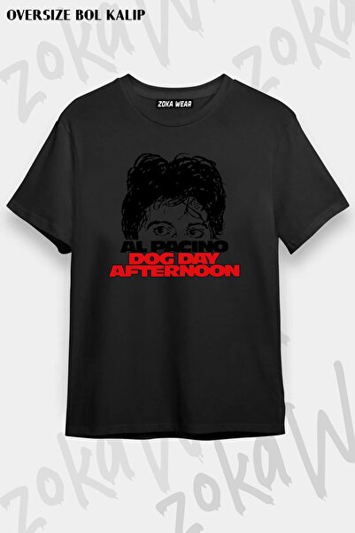 ZOKAWEAR Unisex Oversize kroj Mold Pacino Dog Day Afternoon Design Štampano m...