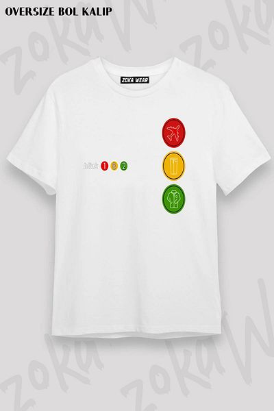ZOKAWEAR Μπλουζάκι με στάμπα Unisex Oversize Blink 182 Design
