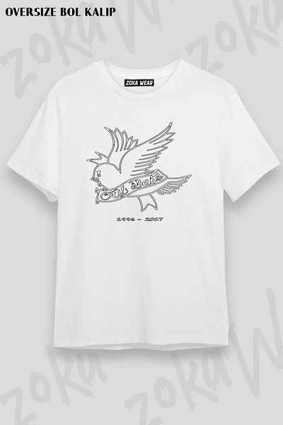 ZOKAWEAR Μπλουζάκι με στάμπα Unisex Oversize Cry Baby Lil Peep Design
