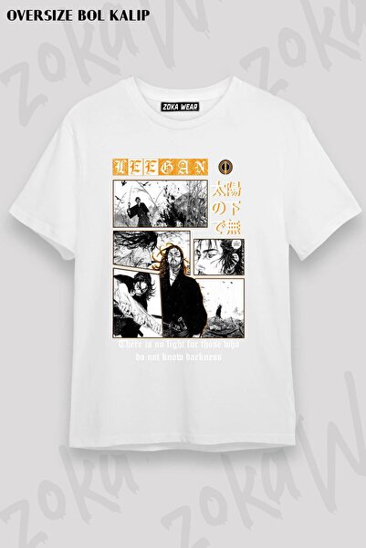 ZOKAWEAR Unisex Oversize kroj Musashi Miyamoto Vagabond Samurai Sa deznom majica