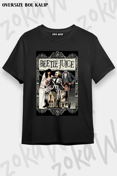 ZOKAWEAR Tricou unisex oversize cu imprimeu Beetlejuice Beetle Design