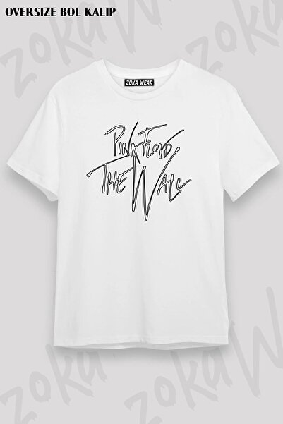 ZOKAWEAR Tricou unisex oversize cu imprimeu Pink Floyd The Wall Design