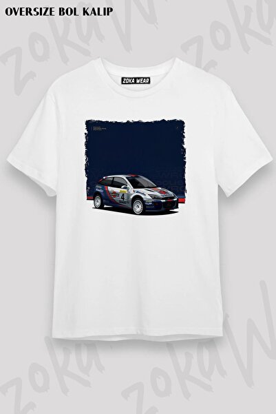ZOKAWEAR Unisex Oversize kroj Mold Colin Mcrae Focus Design Štampano majica