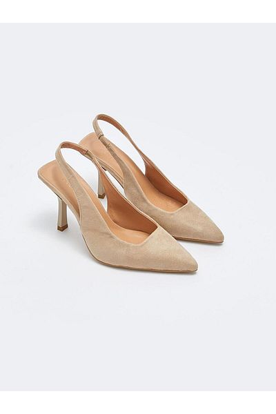 LC Waikiki Pointed Toe Elastic Women's Heeled Shoes