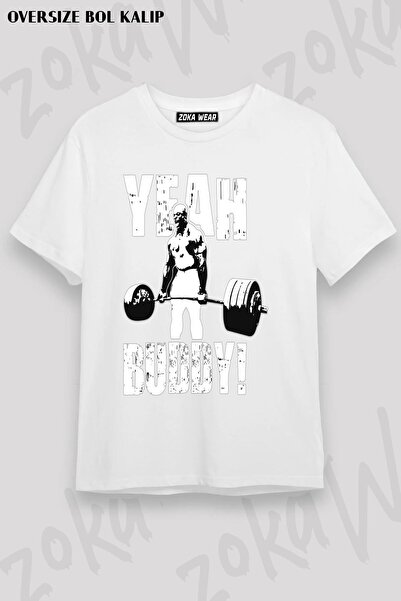 ZOKAWEAR Унисекс тениска с овърсайз дизайн и принт с щампа YEAH BUDDY (Ronnie...
