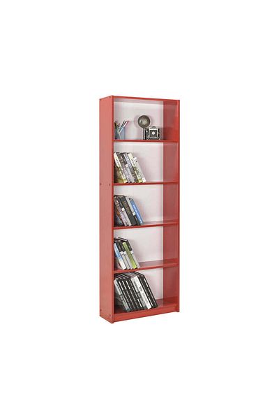 Adore Adore Nurdan bookcase, 5 shelves, 58 x 170 x 23 cm