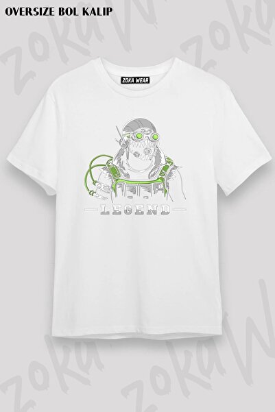 ZOKAWEAR Unisex Oversize kroj Mold Octane Apex Legends Design Štampano majica