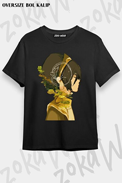 ZOKAWEAR Tricou unisex oversize cu imprimeu Toph Beifong Design